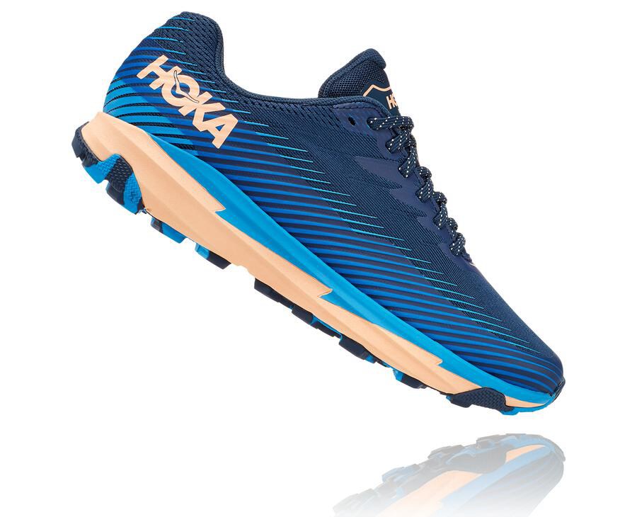 Hoka One One Torrent 2 Trailskor Dam - Blå - VHDFX-9052